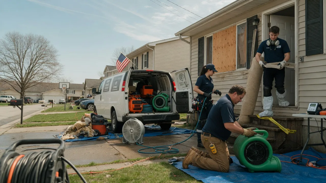 Water Damage Restoration in Worth, IL near me